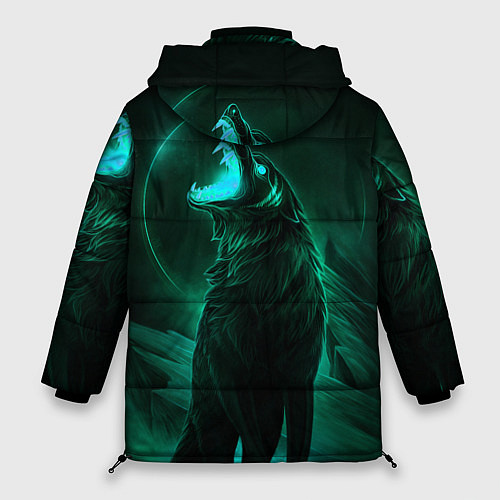 Женская зимняя куртка Оборотень / 3D-Черный – фото 2
