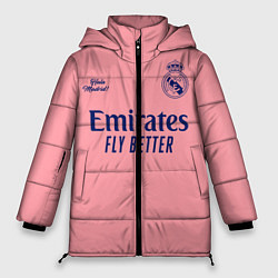 Куртка зимняя женская REAL MADRID, выездная 2021, цвет: 3D-черный
