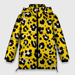 Куртка зимняя женская Леопард, цвет: 3D-черный