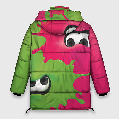 Женская зимняя куртка Splatoon / 3D-Черный – фото 2