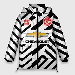 Куртка зимняя женская MANCHESTER UNITED 2021, цвет: 3D-черный