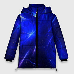 Куртка зимняя женская Космический вихрь, цвет: 3D-черный