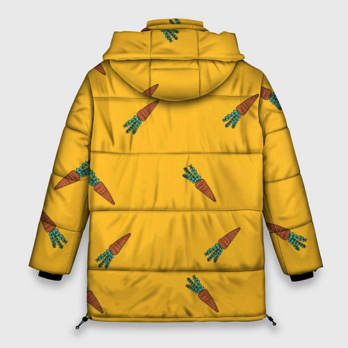 Женская зимняя куртка Морковь / 3D-Черный – фото 2