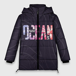 Куртка зимняя женская Сёрфинг, цвет: 3D-черный