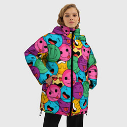 Куртка зимняя женская Pattern, цвет: 3D-красный — фото 2