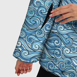 Куртка зимняя женская Море волнуется, цвет: 3D-светло-серый — фото 2