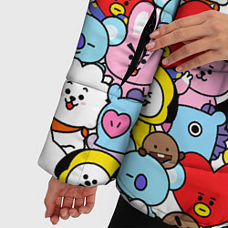 Куртка зимняя женская BT21 BTS, цвет: 3D-красный — фото 2