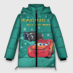 Куртка зимняя женская Racing all the way, цвет: 3D-черный