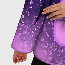 Куртка зимняя женская AMONG US - SPACE, цвет: 3D-светло-серый — фото 2