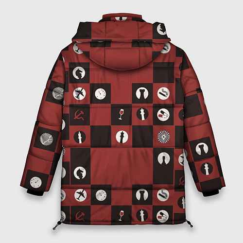 Женская зимняя куртка Ход королевы The Que / 3D-Красный – фото 2