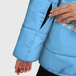 Куртка зимняя женская Диего Марадона, цвет: 3D-черный — фото 2