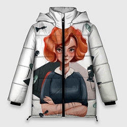 Куртка зимняя женская Ход Королевы, цвет: 3D-черный