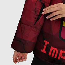 Куртка зимняя женская Among Us Game, цвет: 3D-красный — фото 2