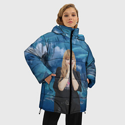 Куртка зимняя женская LISA BLACKPINK, цвет: 3D-красный — фото 2