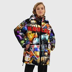 Куртка зимняя женская ROBLOX, цвет: 3D-черный — фото 2
