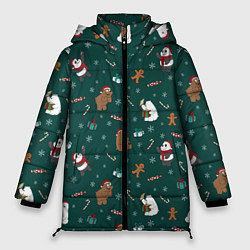 Куртка зимняя женская We Bare Bears, цвет: 3D-светло-серый