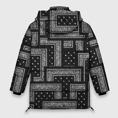 Женская зимняя куртка 3D Бандана v black / 3D-Черный – фото 2