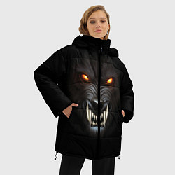 Куртка зимняя женская Злой Волк, цвет: 3D-светло-серый — фото 2
