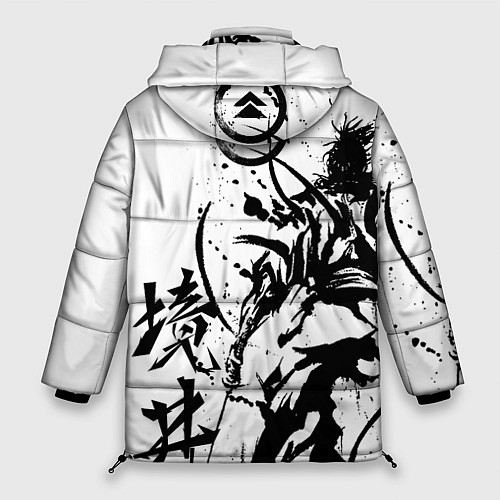 Женская зимняя куртка Ghost of Tsushima / 3D-Черный – фото 2