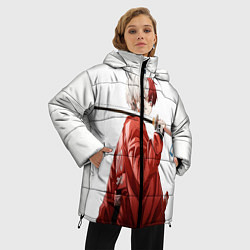 Куртка зимняя женская Шото Тодороки, цвет: 3D-красный — фото 2
