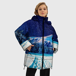 Куртка зимняя женская Snowy, цвет: 3D-черный — фото 2