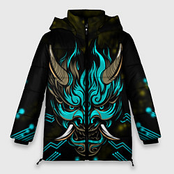 Куртка зимняя женская SAMURAI CYBERPUNK 2077, цвет: 3D-черный
