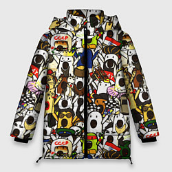Куртка зимняя женская НИЧОСИ, цвет: 3D-черный