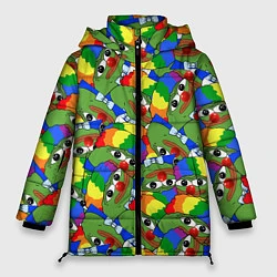 Куртка зимняя женская ПЕПЕ КЛОУН, цвет: 3D-светло-серый