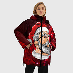 Куртка зимняя женская Кульный дед, цвет: 3D-красный — фото 2