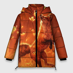 Куртка зимняя женская Лисенок, цвет: 3D-черный