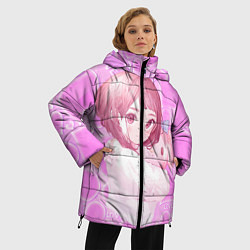 Куртка зимняя женская Урарака Очако, цвет: 3D-светло-серый — фото 2