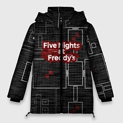 Куртка зимняя женская Five Nights At Freddy, цвет: 3D-красный