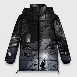 Куртка зимняя женская Lovecraft Лавкрафт, цвет: 3D-красный