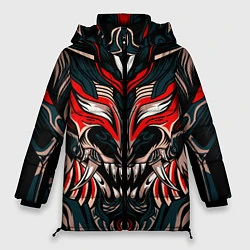 Куртка зимняя женская Черный самурай, цвет: 3D-черный