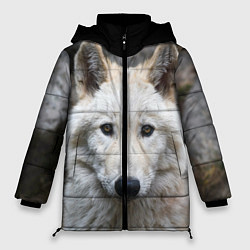 Куртка зимняя женская Волк, цвет: 3D-светло-серый