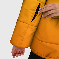 Куртка зимняя женская Оранжевый градиент, цвет: 3D-красный — фото 2