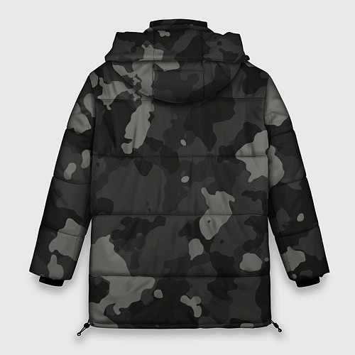 Женская зимняя куртка Пограничные войска / 3D-Черный – фото 2