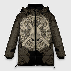 Куртка зимняя женская Воин, цвет: 3D-черный