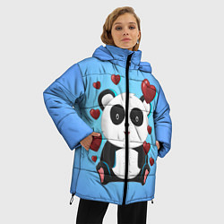 Куртка зимняя женская Панда, цвет: 3D-черный — фото 2