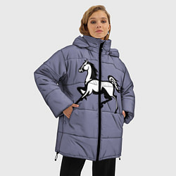 Куртка зимняя женская Дикая лошадь, цвет: 3D-красный — фото 2