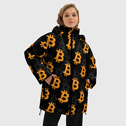 Куртка зимняя женская БИТКОИН BITCOIN, цвет: 3D-черный — фото 2