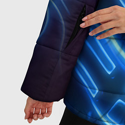 Куртка зимняя женская Неоновая броня Neon Armor, цвет: 3D-светло-серый — фото 2