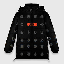 Куртка зимняя женская Любовь, смерть и роботы, цвет: 3D-черный