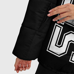 Куртка зимняя женская Five Finger Death Punch 2, цвет: 3D-черный — фото 2