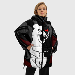 Куртка зимняя женская MONOKUMA МОНОКУМА DANGANRO, цвет: 3D-черный — фото 2