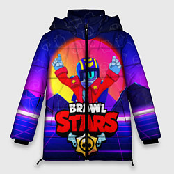 Куртка зимняя женская BRAWL STARS STU, цвет: 3D-светло-серый