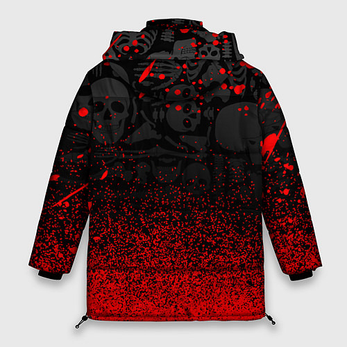Женская зимняя куртка CANNIBAL CORPSE / 3D-Черный – фото 2