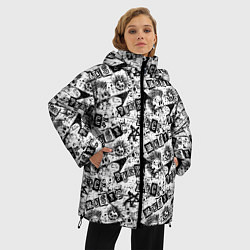Куртка зимняя женская PUNK ROCK, цвет: 3D-черный — фото 2