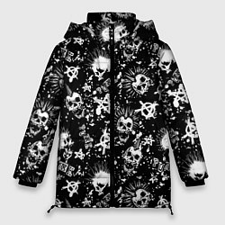 Куртка зимняя женская Панк, цвет: 3D-черный