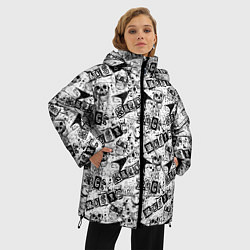 Куртка зимняя женская Rock music, цвет: 3D-черный — фото 2